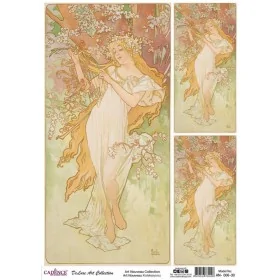 Model AN006 Deluxe Art Collection Pirinç Dekopaj 60x84cm